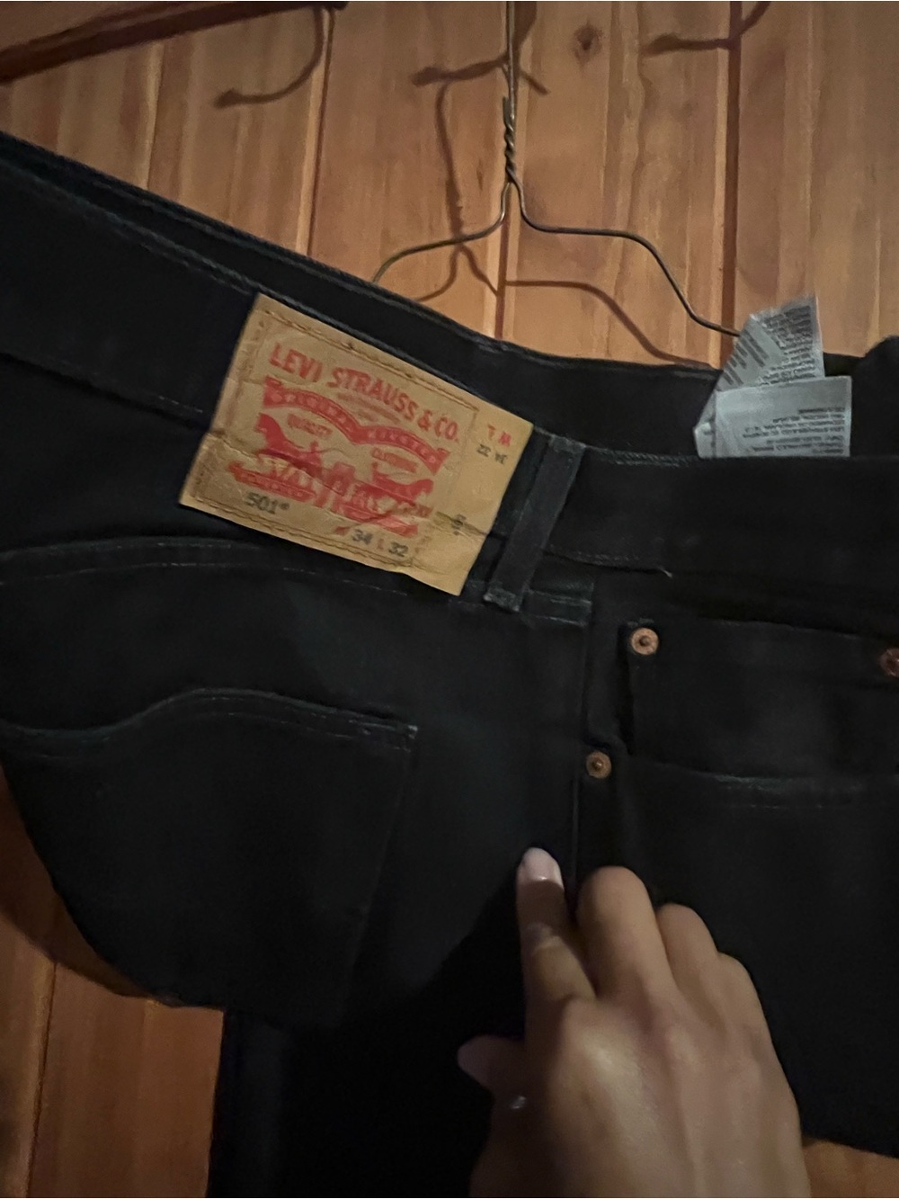 Levi's Men's Slim Straight Black Jeans